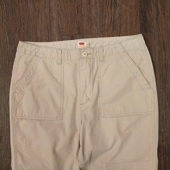 Levi's Beige Womens Ladies Size 30, Waist 16 Pants - Picture 4 of 6